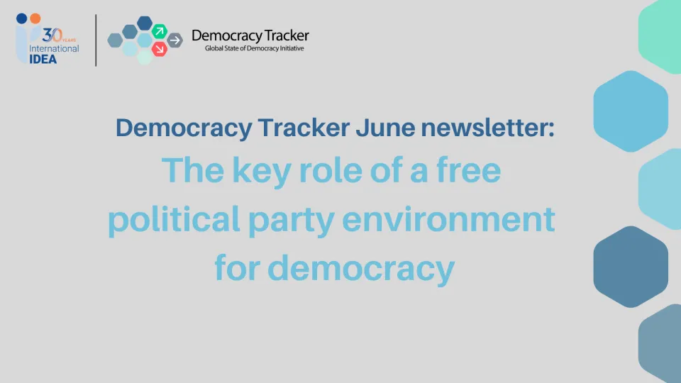 The key role of a free political party environment for democracy